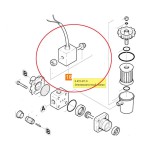Клапан топливного насоса​ для моек Karcher HDS, арт. 6.472-411